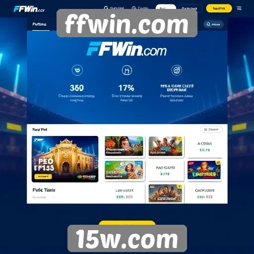 Explorando a interface do usuário do ffwin.com